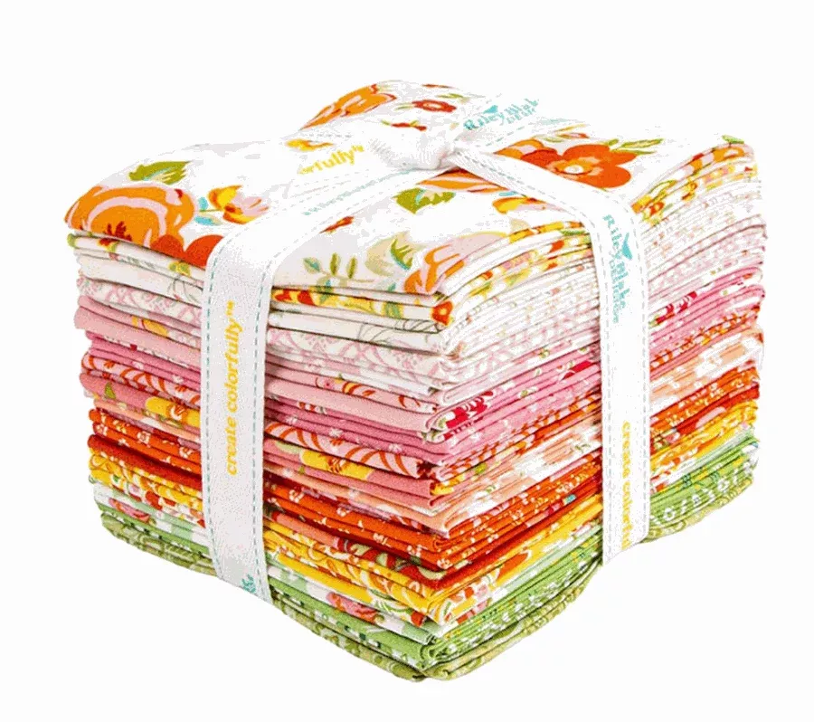 (21) Peach Cobbler Fat Quarter Bundle FQ-17420-21 by Lily Ashbury for Riley Blake Designs