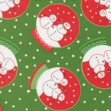 (22500 13) Snow Time - Evergreen by Me & My Sister for Moda Fabrics - sold in 1/2 yard increments