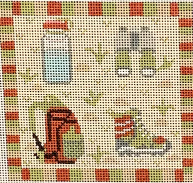 CH-543 Camping Square 4" x 4"18 Mesh CH Designs